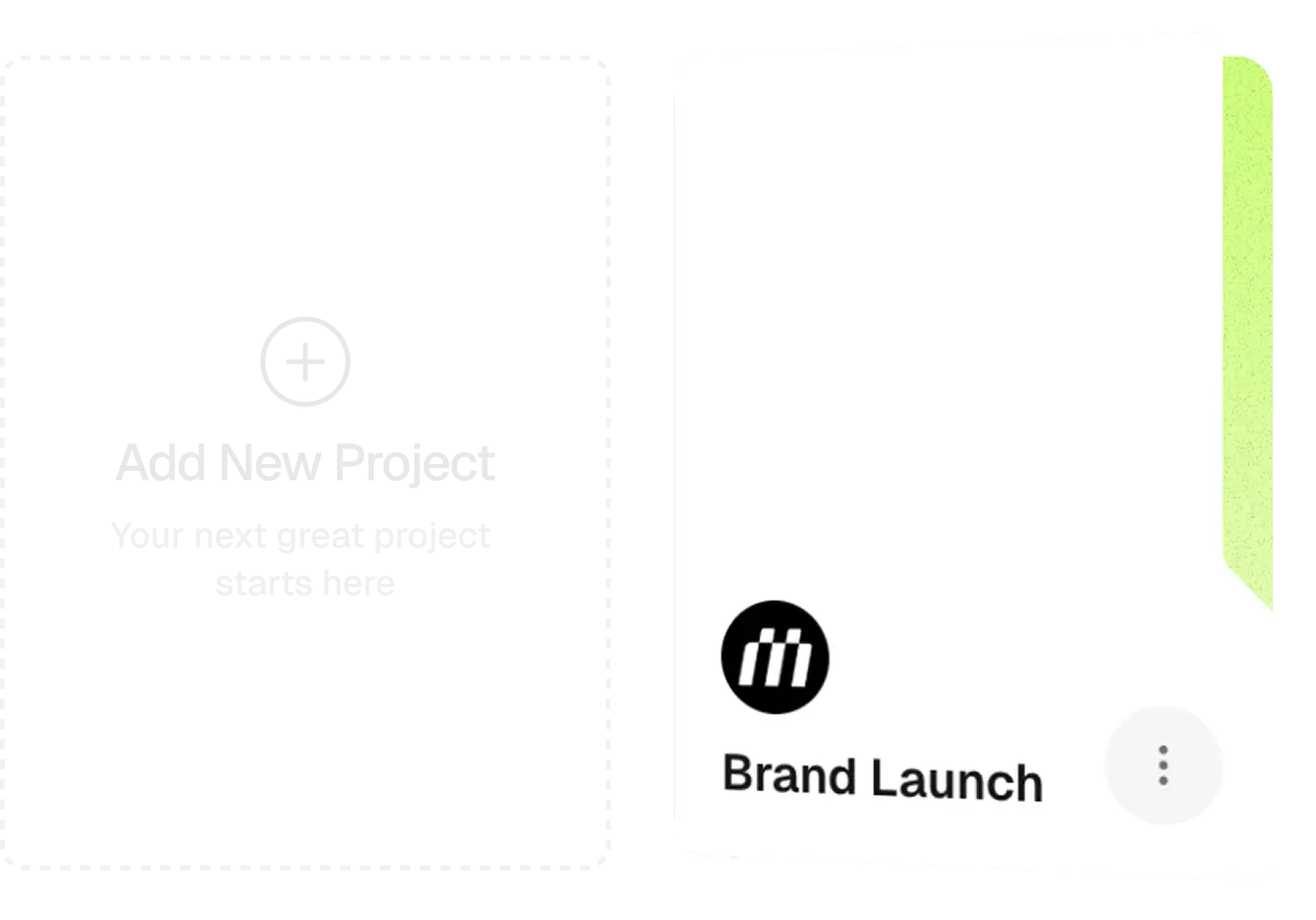 Creating a new project in MonoDesk