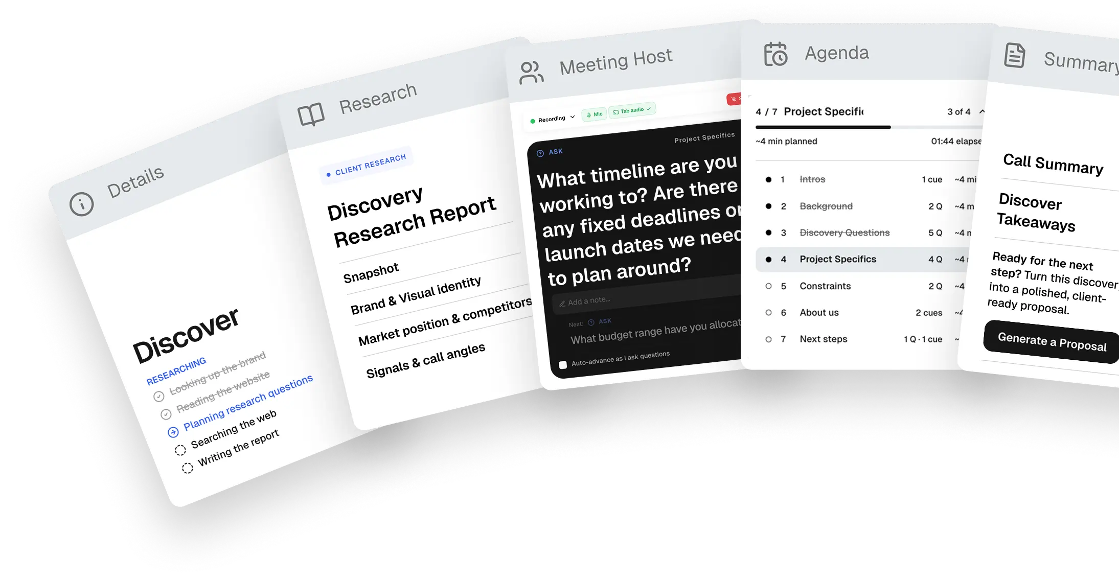 MonoDesk Discover dashboard